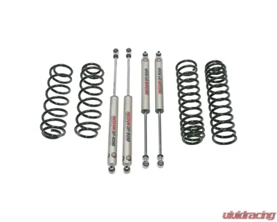 Freedom Off Road 4" 4DR/4.5" 2DR Lift w/ Coil Springs & Monotube Shocks Jeep Wrangler 2018-2025 - FO-J304-MO+FO-J10440