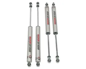 Freedom Off Road Monotube Shocks Set of 4 Jeep Wrangler 2018-2025