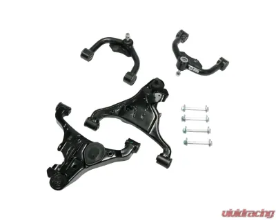 Freedom Off-Road Front Upper|Lower Control Arms w/ Cam Bolts For 2-4" Lift Nissan 2005-2021 - FO-N703FU+FO-N703FL