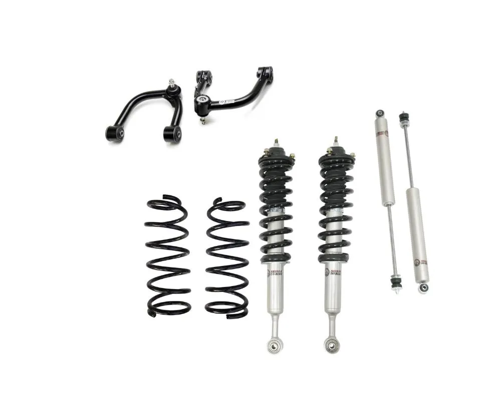 Freedom Off-Road 3" Lift Kit Front Struts w/ Rear Lift Springs, Shocks, & Control Arms Lexus | Toyota 2003-2024 - FO-T801-2-3-KIT+FO-T702FU