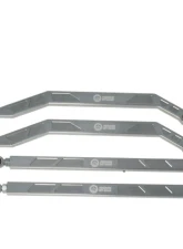 Freedom Off-Road High Clearance Heavy Duty Radius Rod Set (4) - Polished Polaris RZR 2017-2024                                     - FOP-P704RL-ADJ-PO - Image 9