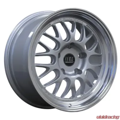 DTM Raderwerkz FF30 Flow Forged Wheel 17x8.5 4x108 35 Silver | Machined Lip - FF30SLSL17X85DRILL4x108ET35CB73.1