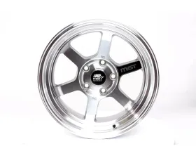 MST Black Spoke Sticker for Time Attack 17 Inch Wheel