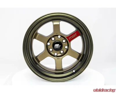MST Red Spoke Sticker for Time Attack 15 | 16 Inch Wheel - 01T-Sticker-Red