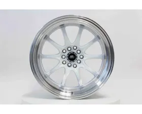 MST MT11 Series Wheel 17x9.0 5x100/5x114.3 20mm White w/ Machined Lip