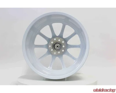 MST MT11 Series Wheel 17x9.0 5x100/5x114.3 20mm White w/ Machined Lip - 11-7917-20-WHTL