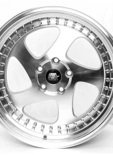 MST MT15 Series Wheel 18x9.5 5x114.3 35mm Silver w/ Machined Face                                     - 15-89565-35-SILF - Image 4