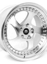 MST MT15 Series Wheel 18x9.5 5x114.3 35mm Silver w/ Machined Face                                     - 15-89565-35-SILF - Image 2