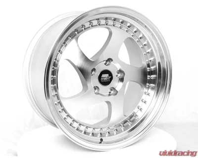 MST MT15 Series Wheel 18x9.5 5x114.3 35mm Silver w/ Machined Face - 15-89565-35-SILF