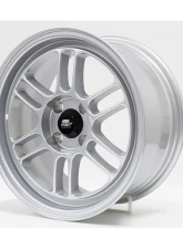 MST Suzuka Series Flow Formed Wheel 15x7.0 4X100 33mm Glossy Silver                                     - 19-5749-33-SIL - Image 3