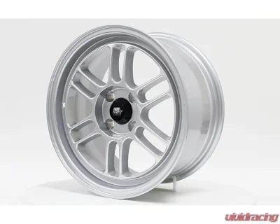 MST Suzuka Series Flow Formed Wheel 15x7.0 4X100 33mm Glossy Silver - 19-5749-33-SIL