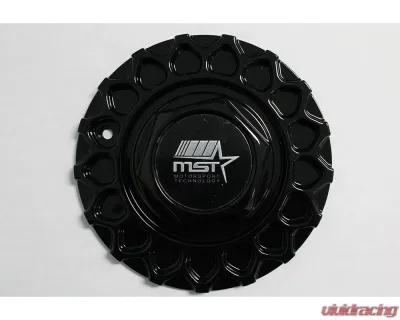 MST Wheels MT13 Glossy Black Center Cap - 247L169-Black-1