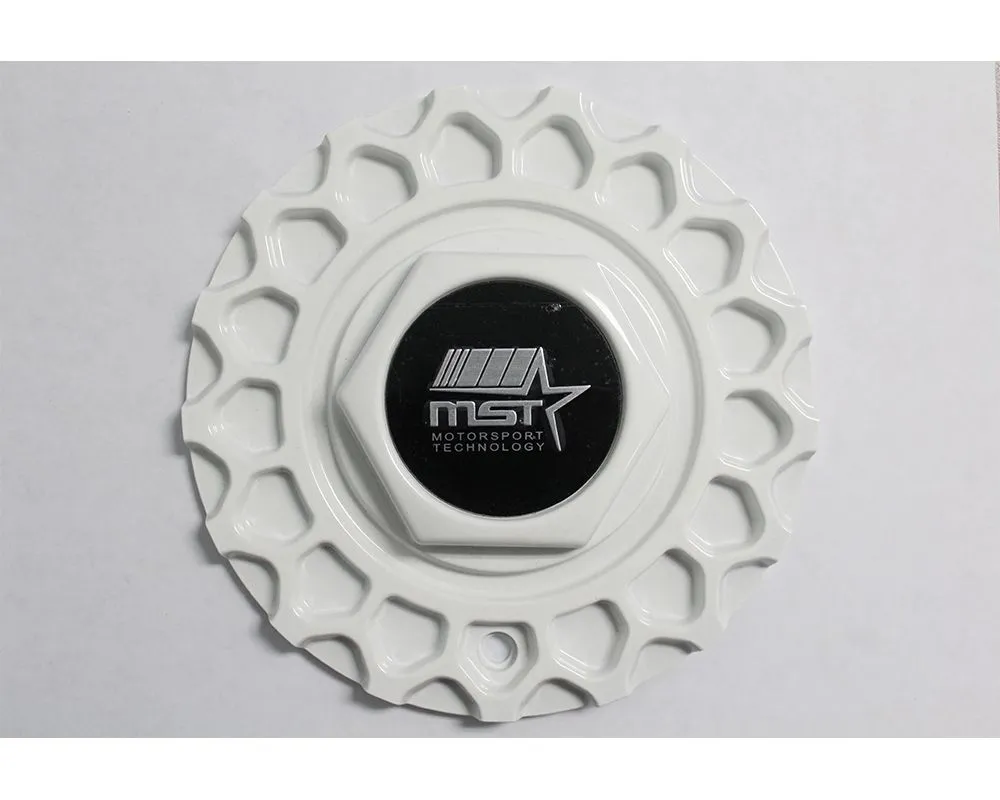 MST Wheels MT13 White Center Cap - 247L169-White-1