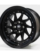 MST MT28 Series Wheel 15x8.0 4x100/4x114.3 20mm Glossy Black                                     - 28-5816-20-BLK - Image 3