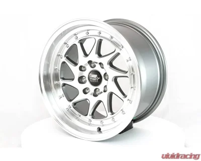 MST MT28 Series Wheel 15x8.0 4x100/4x114.3 20mm Gunmetal w/ Machined Face - 28-5816-20-GNMF