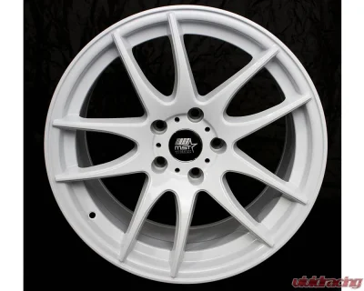 MST MT30 Series Wheel 17x9.0 5x114.3 30mm Full Glossy White - 30-7965-30-WHT