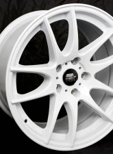 MST MT30 Series Wheel 17x9.0 5x114.3 30mm Full Glossy White                                     - 30-7965-30-WHT - Image 2