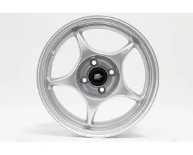 MST MT46 Series Flow Formed Wheel 15x7.0 4X100 35mm Glossy Silver