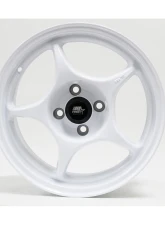 MST MT46 Series Flow Formed Wheel 15x7.0 4X100 35mm Glossy White                                     - 46-5749-35-WHT - Image 4