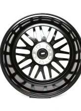 MST LeMan Series Wheel 19x9.5 5x114.3 35mm Hyper Black w/ Machined Lip                                     - 23-99565-35-HBLL - Image 4