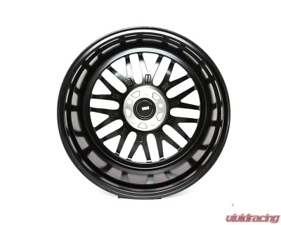 MST LeMan Series Wheel 19x9.5 5x120 35mm Hyper Black w/ Machined Lip - 23-99512-35-HBLL