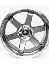 MST MT01 Series Wheel 18x9.5 5x114.3 35mm Gunmetal w/ Machined Lip                                     - 01-89565-35-GNML - Image 4