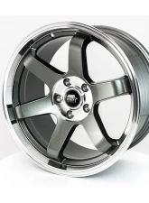 MST MT01 Series Wheel 18x9.5 5x114.3 35mm Gunmetal w/ Machined Lip                                     - 01-89565-35-GNML - Image 3