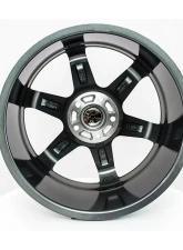 MST MT01 Series Wheel 18x9.5 5x114.3 35mm Gunmetal w/ Machined Lip                                     - 01-89565-35-GNML - Image 4