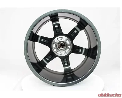 MST MT01 Series Wheel 18x9.5 5x114.3 35mm Gunmetal w/ Machined Lip - 01-89565-35-GNML