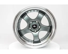 MST MT07 Series Wheel 17x9.0 5x114.3 +20mm Gunmetal w/ Machined Lip