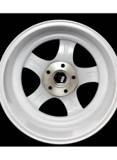 MST MT07 Series Wheel 18x9.5 5x114.3 +20mm White w/ Machined Lip Gold Rivets                                     - 07-89565-20-WTGL - Image 4