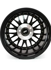 MST MT10 Series Wheel 15x8.0 4x100/4x114.3 25mm Matte Black w/ Gold Rivets                                     - 10-5816-25-MBG - Image 4