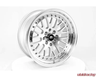 MST MT10 Series Wheel 16x8.0 5x100/5x114.3 20mm Silver w/ Machined Face - 10-6817-20-SILF