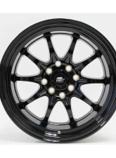 MST MT11 Series Wheel 16x8.0 5x100/5x114.3 15mm Glossy Black                                     - 11-6817-15-BLK - Image 4