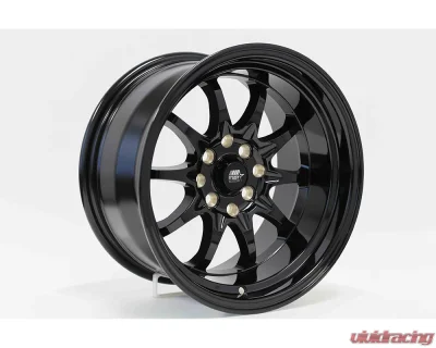 MST MT11 Series Wheel 15x9.0 4x100/4x114.3 0mm Glossy Black - 11-5916-0-BLK