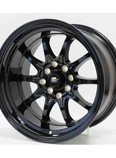 MST MT11 Series Wheel 16x8.0 5x100/5x114.3 15mm Glossy Black                                     - 11-6817-15-BLK - Image 3