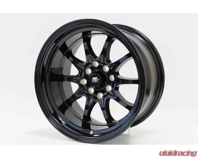 MST MT11 Series Wheel 15x9.0 4x100/4x114.3 0mm Glossy Black - 11-5916-0-BLK