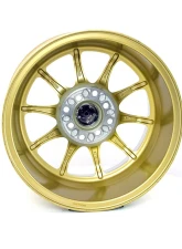 MST MT11 Series Wheel 15x8.0 4x100/4x114.3 0mm Gold w/ Machined Lip                                     - 11-5816-0-GLDL - Image 4