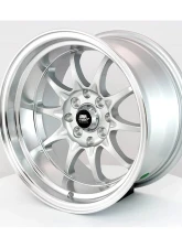 MST MT11 Series Wheel 15x8.0 4x100/4x114.3 0mm Silver w/ Machined Lip                                     - 11-5816-0-SILL - Image 3