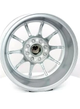 MST MT11 Series Wheel 15x8.0 4x100/4x114.3 0mm Silver w/ Machined Lip                                     - 11-5816-0-SILL - Image 4