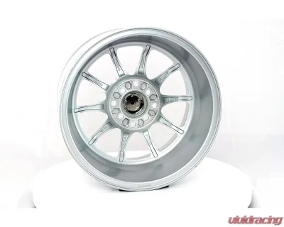 MST MT11 Series Wheel 15x9.0 4x100/4x114.3 0mm Silver w/ Machined Lip - 11-5916-0-SILL