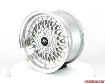 MST MT13 Series Wheel 16x8.0 5x100/5x114.3 +20mm Silver w/ Machined Lip - 13-6817-20-SILL