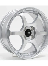 MST MT40 Series Wheel 15x6.5 4X100 38mm Glossy Silver                                     - 40-56549-38-SIL - Image 2