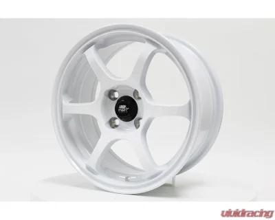 MST MT40 Series Wheel 15x6.5 4X100 38mm Glossy White - 40-56549-38-WHT