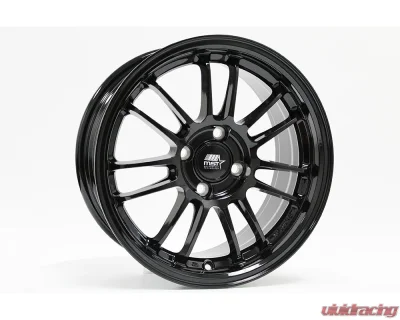 MST MT45 Series Flow Formed Wheel 15x7.0 4X100 35mm Glossy Black - 45-5749-35-BLK