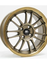 MST MT45 Series Wheel 15x7.0 4X100 35mm Matte Bronze w/ Bronze Machined Lip                                     - 45-5749-35-BRBL - Image 2