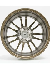 MST MT45 Series Wheel 17x7.5 5X114.3 35mm Matte Bronze w/ Bronze Machined Lip                                     - 45-77565-35-BRBL - Image 4