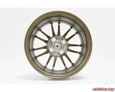 MST MT45 Series Wheel 15x7.0 4X100 35mm Matte Bronze w/ Bronze Machined Lip - 45-5749-35-BRBL