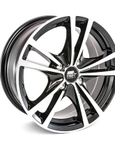 MST Saber Series Wheel 15x6.5 5x114.3 45mm Glossy Black w/ Machined Face                                     - 8014-56565 - Image 2