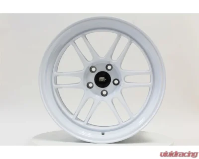 MST Suzuka Series Wheel 18x9.5 5X114.3 25mm Alpine White - 19-89565-25-WHT